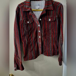 Live a Little size M multi color corduroy Jacket